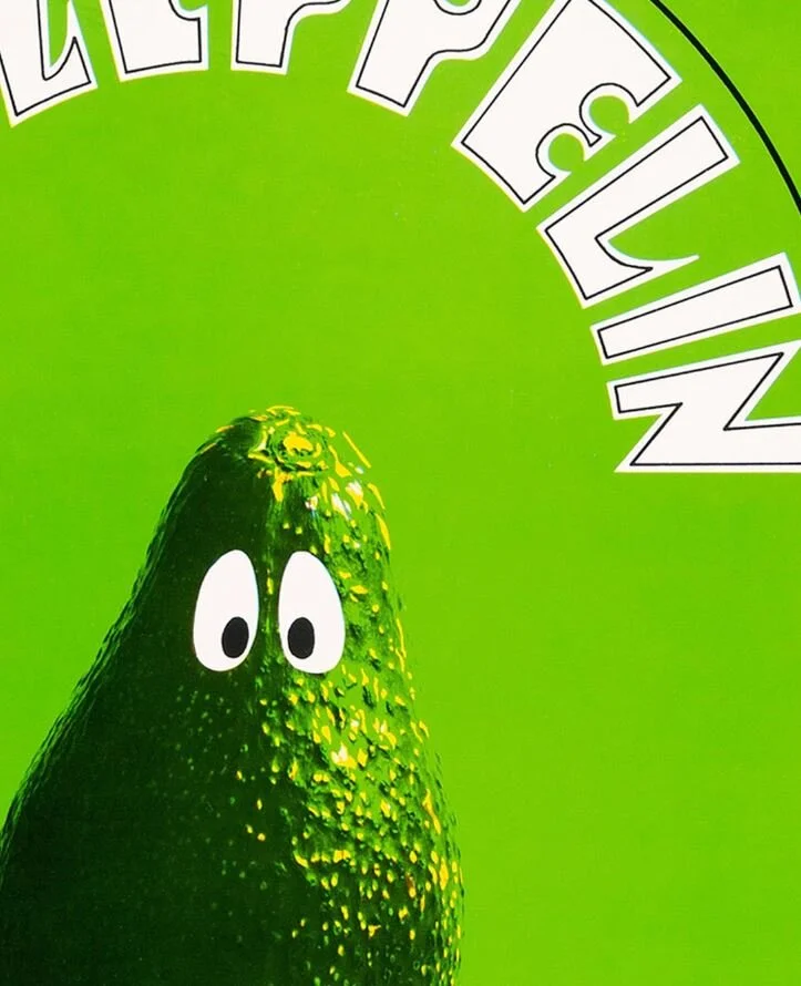 Led Zeppelin Avocado — Gallery Retro | Buy Fine Art Prints